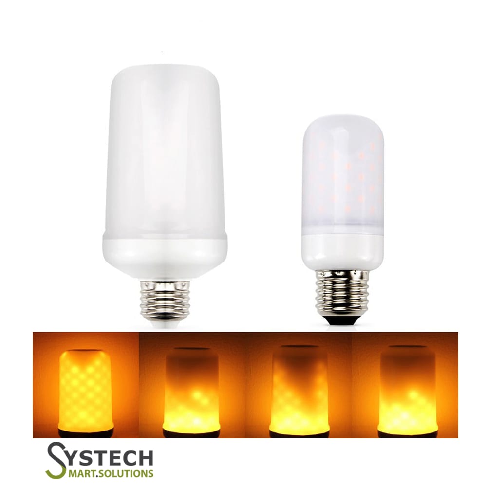 Finether Led Fire Fire Effect LED Flame Flicker Lamp 99SMD 6W