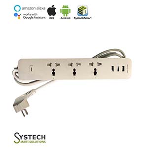 3 Way Wist USB Multi function 10A WiFi Smart Power Strip Multiplug
