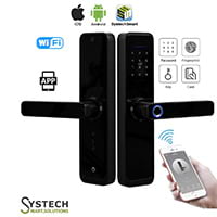 App Control Fingerprint Wireless WiFi Smart Door Lock 5050