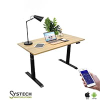 App Control Height Adjustable Table Double Leg Desk