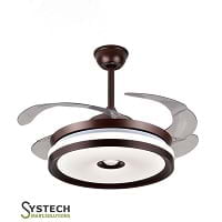 Invisible Fan Blade with Remote Control Cooling Fan