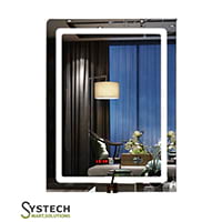 Smart Mirror With Clock Light | Smart Makeup Mirror