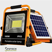 Solar waterproof camping emergency function 100w led light