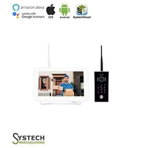 Wireless WiFi Video Door Bell and Intercom Camera With LCD Monitor