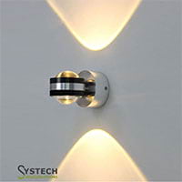 modern crystal wall sconce up and down indoor led lights